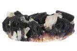 Exceptional, Purple Fluorite and Barite Association - Morocco #92547-3